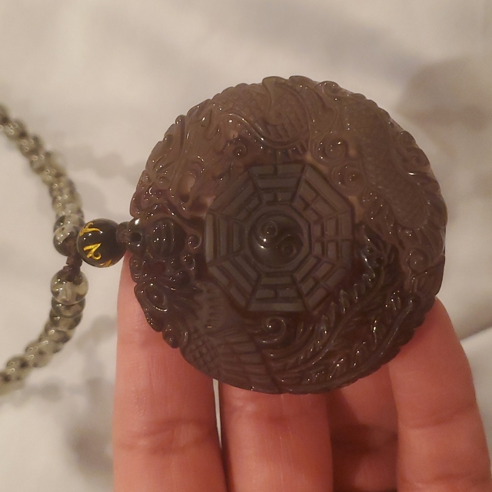 Mohjco Round Natural Necklace (Unisex)
